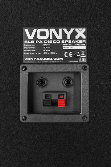 Vonyx SL8 178.728 Παθητικό Ηχείο PA 200W με Woofer 8" 21.5x26.5x42εκ.