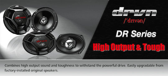 JVC CS-DR420 Σετ Ηχεία Αυτοκινήτου 4" με 35W RMS (2 Δρόμων)
