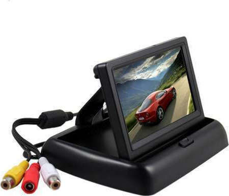 4.3" Car Screen Αναδιπλούμενη for Dashboard Universal