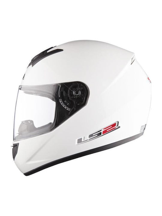 LS2 FF352 Rookie Solid White Κράνος Μηχανής Full Face ECE 22.05 1350gr