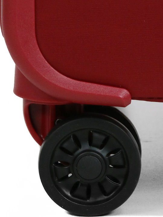 Airtex Paris Βαλίτσα Ταξιδίου Καμπίνας Υφασμάτινη Μπορντό με 4 Ρόδες Ύψους 55εκ.
