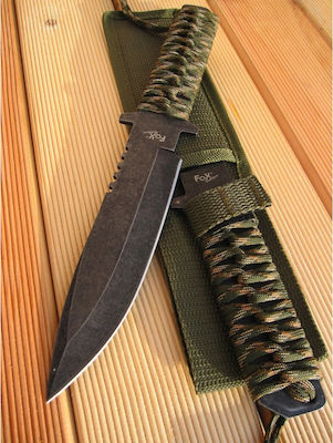 Fox Outdoor Fox Outdoor Knife Survival Khaki in Sheath