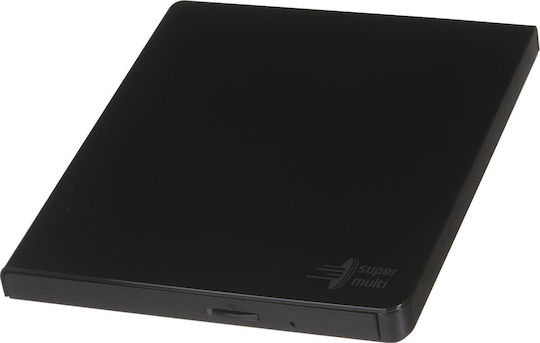 Hitachi-LG Data Storage GP57 Extern Unitate optică Înregistrare/Citire DVD/CD pentru Desktop / Laptop Negru
