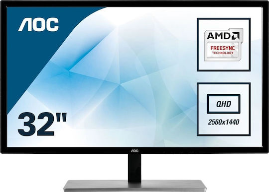 AOC Q3279VWFD8 IPS Monitor 31.5" QHD 2560x1440 με Χρόνο Απόκρισης 5ms GTG