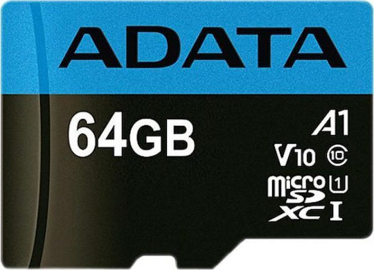 Adata Premier microSDXC 64GB U1 V10 A1 UHS-I 85MB/s with Adapter