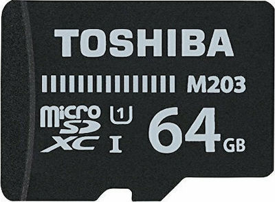 Toshiba M203 microSDXC 64GB Klasse 10 U1 UHS-I mit Adapter