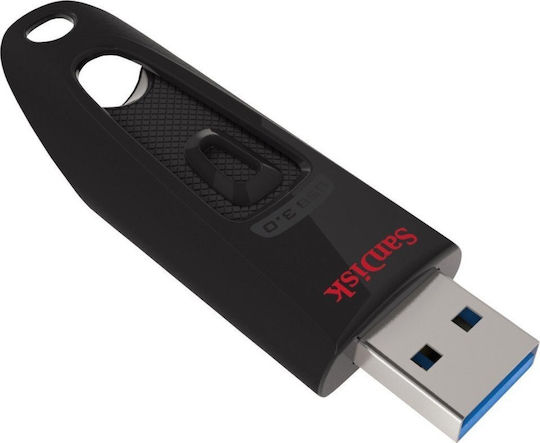 Sandisk Ultra 128GB USB 3.0 Stick Μαύρο
