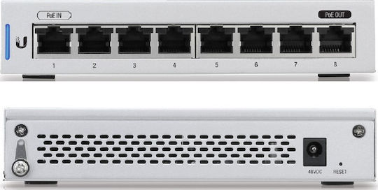 Ubiquiti Unifi Switch 8 Managed L2 PoE+ Switch με 8 Θύρες Gigabit (1Gbps) Ethernet