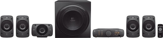 Logitech Z906 Компютърни тонколони 5.1 с мощност 500W в Черен цвят