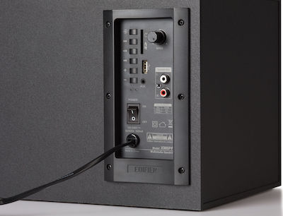 Edifier XM6BT Безжични компютърни тонколони Компютърни тонколони 2.1 с Bluetooth и мощност 48W в Черен цвят