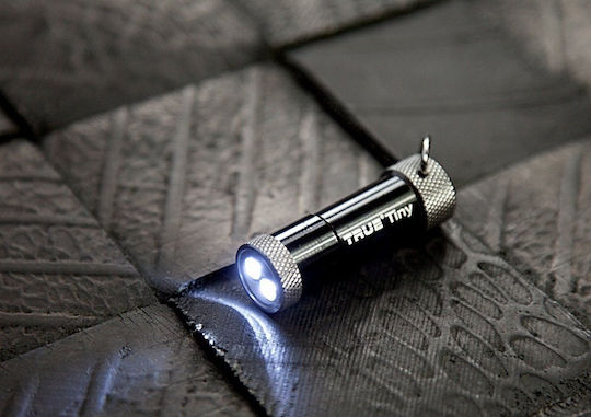 True Utility Schlüsselanhänger-Taschenlampe LED Schwarz