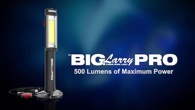 Nebo Battery Workshop Light LED with Brightness up to 500lm Big Larry Pro