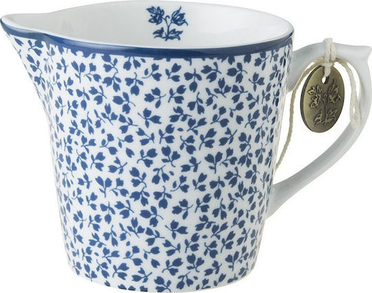 Laura Ashley Floris Галерия за сервиране на мляко от порцелан в Син цвят 1бр Laura Ashley Floris Галерия за сервиране на мляко от порцелан в Син цвят 1бр