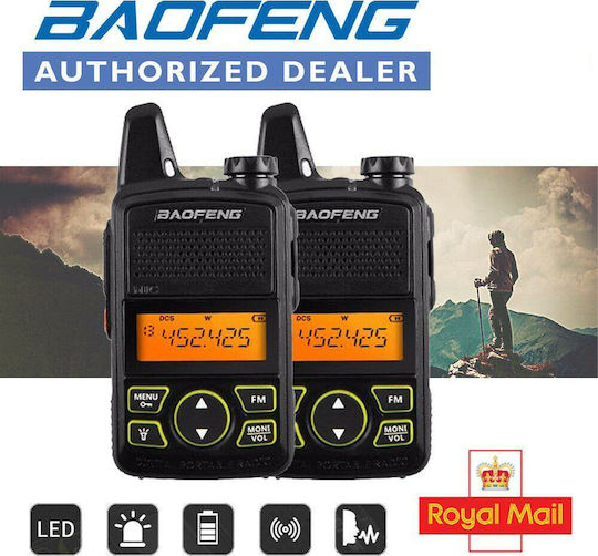 Baofeng BF-T1 Ασύρματος Πομποδέκτης PMR 1W με Μονόχρωμη Οθόνη