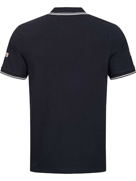 Lonsdale Fakenham Men's Short Sleeve Blouse Polo Navy Blue