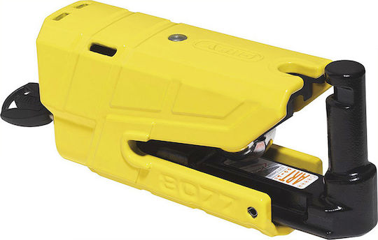 Abus Granit Detecto X Plus 8077 Κλειδαριά Δισκόφρενου Μοτοσυκλέτας με Συναγερμό & Πείρο 13.5mm Κίτρινο Χρώμα