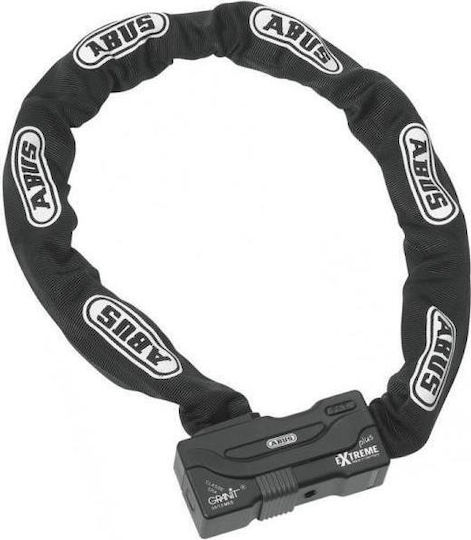 Abus Granit Extreme Plus 170cm Motorcycle Anti-Theft Chain with Lock in Black