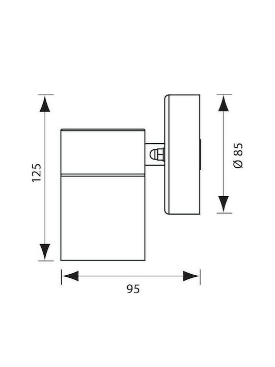 Vivalux Spot 8.7x11.8x85cm Vivalux Spot 8.7x11.8x85cm