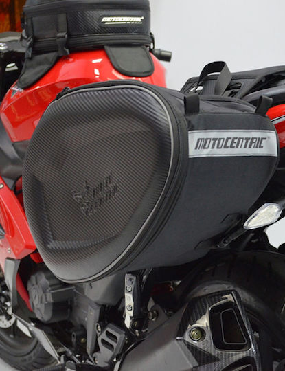 Saddle Bag Carbon Motorcycle Saddle Side Bag Set 58lt in Black Colour