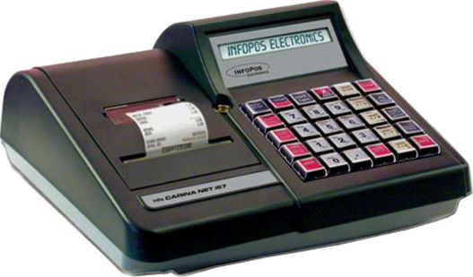InfoPos Infocarina Net i57 Ταμειακή Μηχανή Grey σε Γκρι Χρώμα
