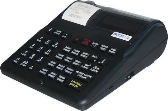 Incotex 133 Registrierkasse Schwarz mit Batterie in Schwarz Farbe