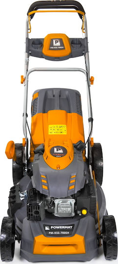 Powermat Selbstfahrend Rasenmäher Benzin 7hp/173cc