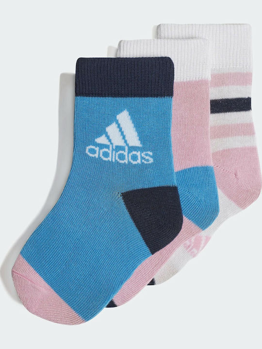 adidas Sportliche Lange Kindersocken Bunte 3 Paar