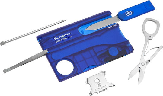 Victorinox Swisscard Lite Карта Мултифункционален Инструмент Син с Калъф