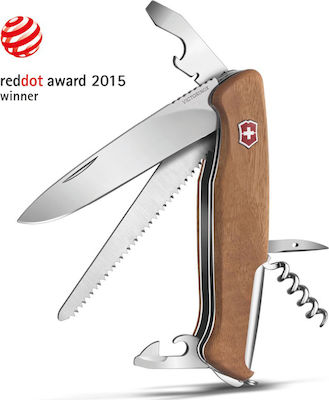 Victorinox Rangerwood Schweizer Taschenmesser mit Klinge aus Rostfreier Stahl