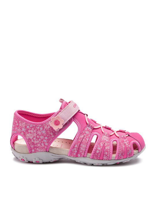 Geox Shoe Sandals J Σανδάλια S.Roxanne B Anatomic Fuchsia