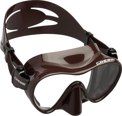CressiSub Diving Mask F1 Brown CR.