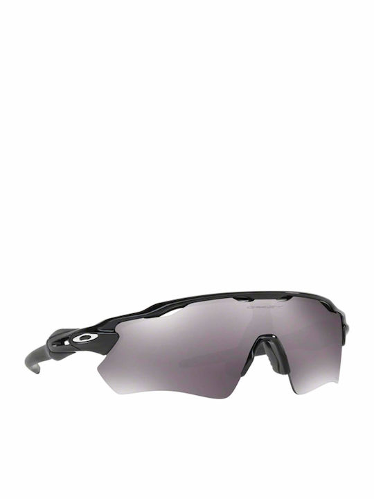 Oakley Radar Ev Path Ανδρικά Γυαλιά Ηλίου με Μαύρο Κοκκάλινο Σκελετό και Μαύρο Καθρέφτη Φακό OO9208-52