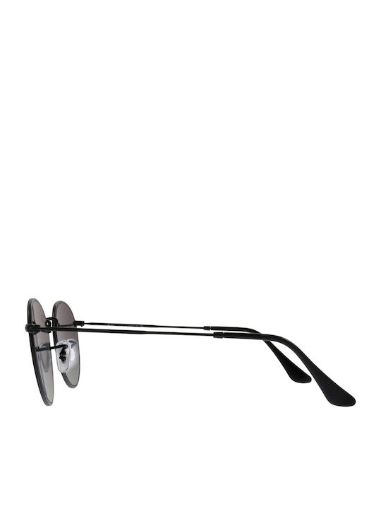 Ray Ban Round Metal Unisex Γυαλιά Ηλίου με Μαύρο Μεταλλικό Σκελετό και Μαύρο Ντεγκραντέ Φακό RB3447N 002/71