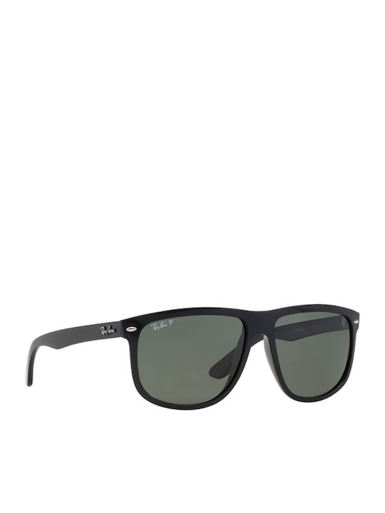 Ray Ban Boyfriend Unisex Ochelari de soare cu Negru Cadru și Verde Polarized Lentilă RB4147 601/58