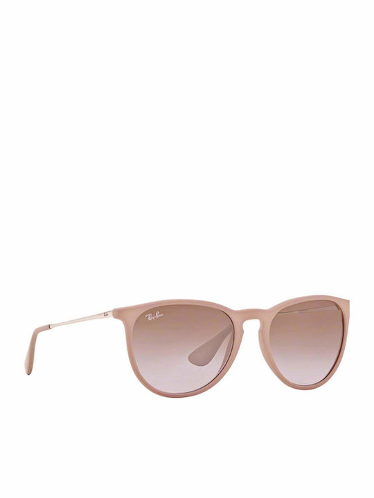 Ray Ban Erika Дамски Слънчеви Очила с Бежова Рамка и Кафяв Преливащ Лещи RB4171 6000/68