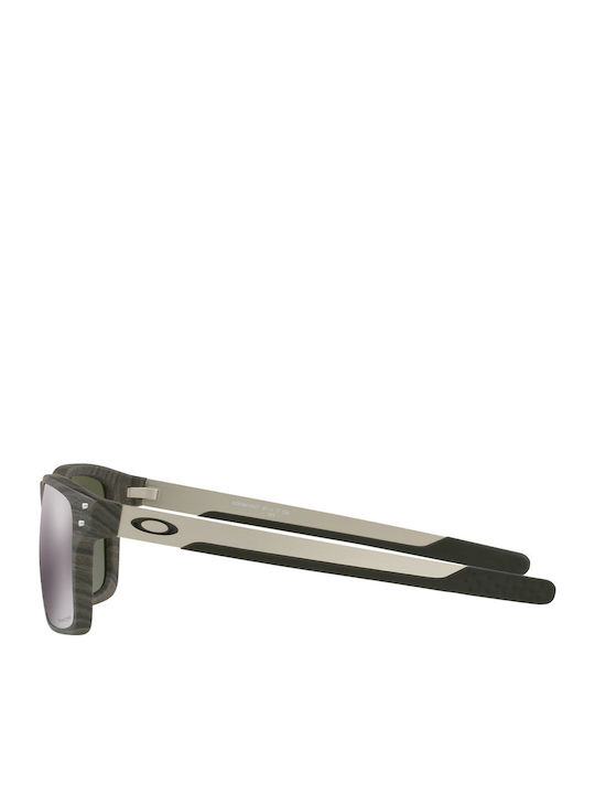 Oakley Holbrook Mix Ανδρικά Γυαλιά Ηλίου με Μαύρο Κοκκάλινο Σκελετό και Ασημί Καθρέφτη Φακό