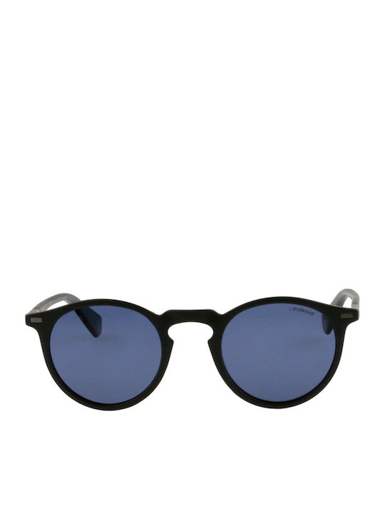 Polaroid Sunglasses Μαύρα with Acetate Frame & Blue Lens Polaroid Sunglasses Μαύρα with Acetate Frame & Blue Lens