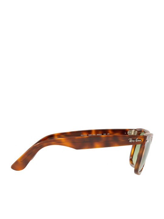 Ray Ban Wayfarer Ease Sonnenbrillen mit Braun Schildkröte Rahmen und Grün Verlaufsfarbe Linse RB4340 6397/4M