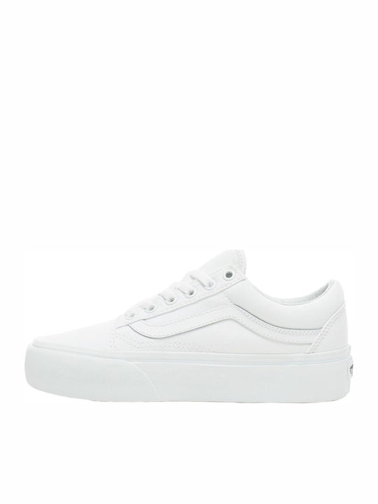 Old Skool Flatforms Sneakers True White