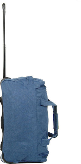 Airtex Paris Sack Voyage 100lt Blue with Wheels Fabric L73xW36xH38cm