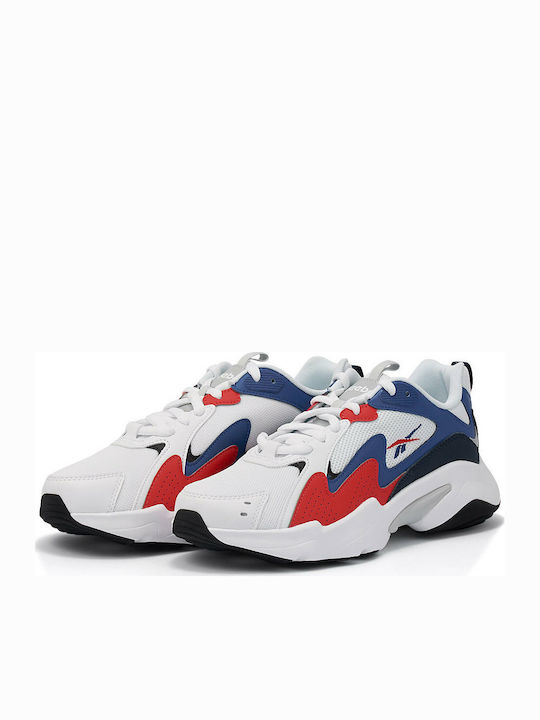 Reebok Royal Turbo Impulse Herren Chunky Sneakers White / Primal Red / Humble Blue