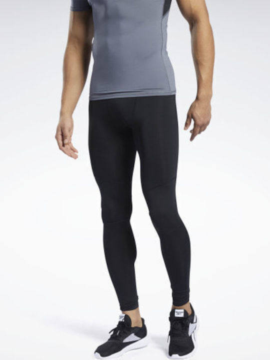 Reebok Workout Ready Compression Мъжки Спортни Клинове Компресия Дълга Черен