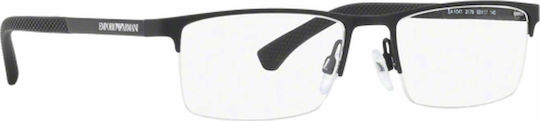 Emporio Armani Metal Eyeglass Frame Black EA1041 3175