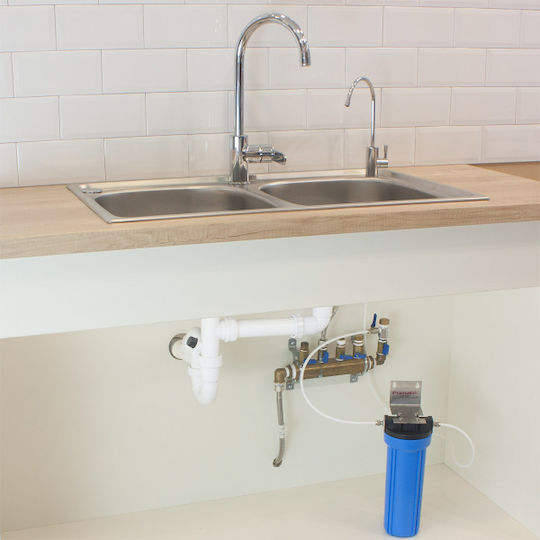 Primato Water Filtration System Single Under Sink Micron 1/4'' with Faucet & Replacement Filter Primato Ultra CTO 5 μm