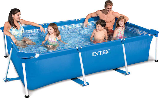Intex PVC Swimming Pool 3834lt with Metallic Frame 300x200x75cm Blue