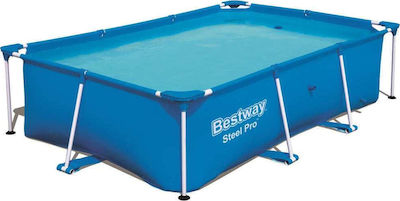 Bestway Piscină PVC cu cadru metalic 259x170x61buc