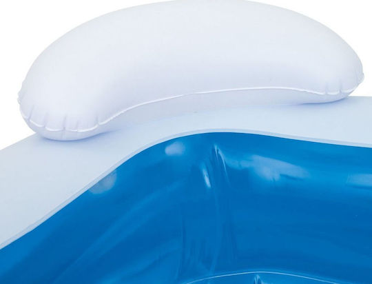 Bestway Round Inflatable PVC Swimming Pool 575lt with Hydromassage 213x69cm Blue