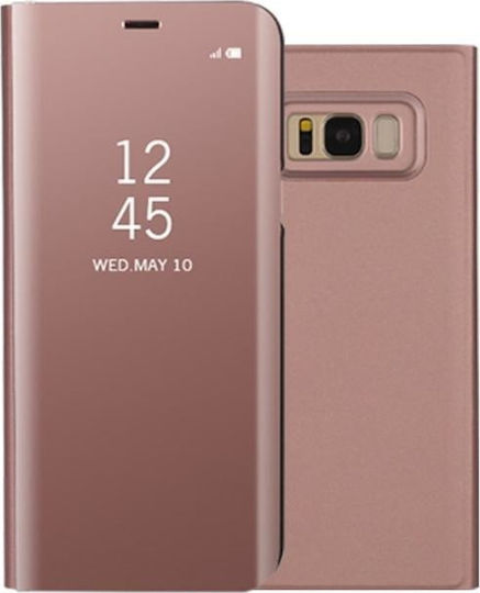 Hurtel Clear View Book Rose Gold (Galaxy S8)