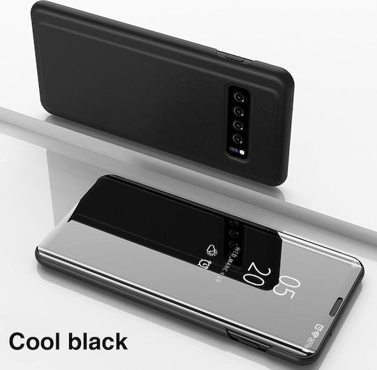 Hurtel Clear View Book Πλαστικό Μαύρο (Galaxy S10)