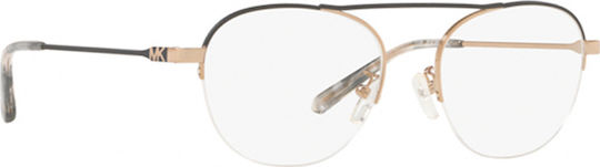 Michael Kors Casablanca Metal Eyeglass Frame Gold MK3028 1108